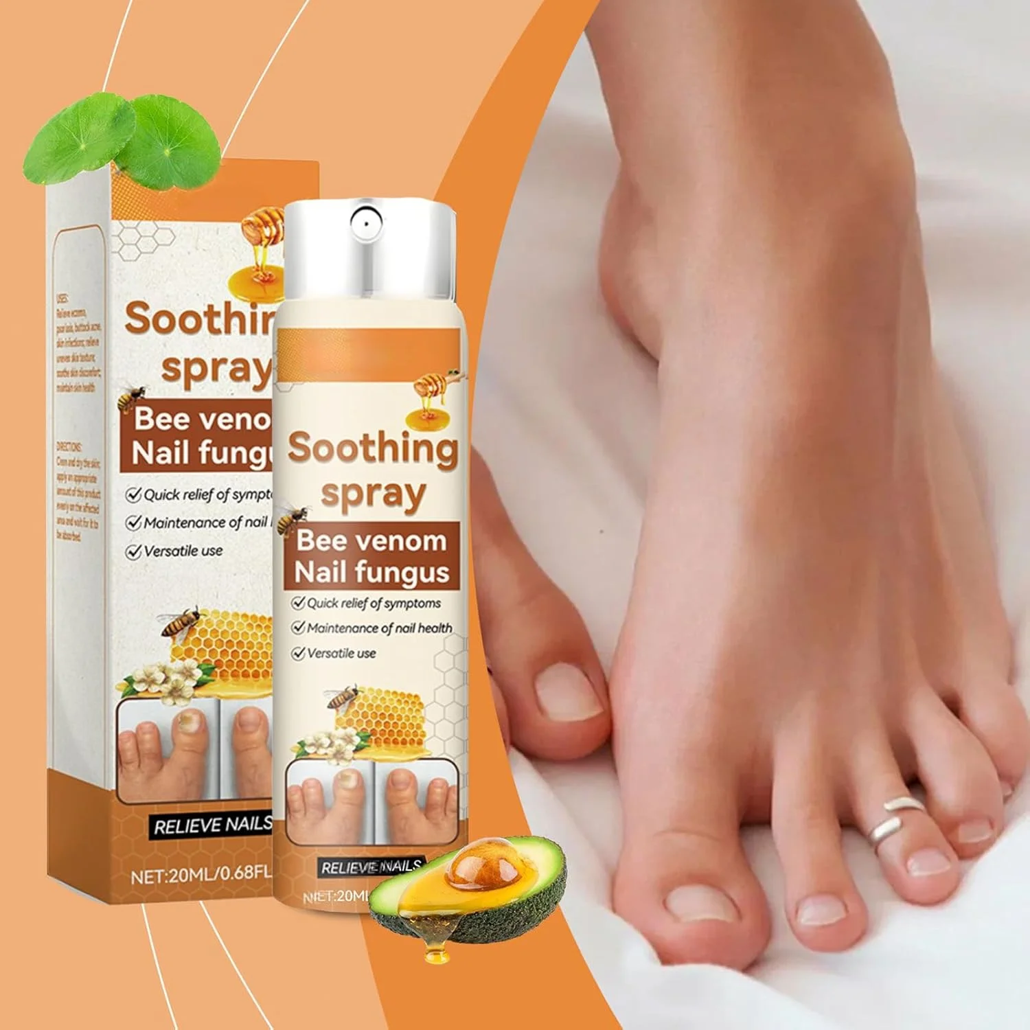 اسپری ترمیم ناخن 20 میلی لیتر | محلول تقویت کننده و احیا کننده برای استفاده بعد از مانیکور، مسافرت، آقایان، استفاده روزانه در فضای باز و منزل