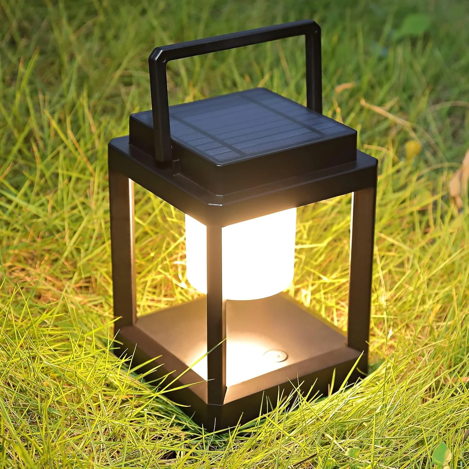 چراغ کمپینگ KASTWAVE، چراغ LED قابل حمل خورشیدی قابل شارژ، ضد آب و کنترل لمسی، چراغ های بی سیم، چراغ رومیزی فضای باز برای پاسیو، پیاده روی، کمپینگ، مواقع اضطراری و قطع برق