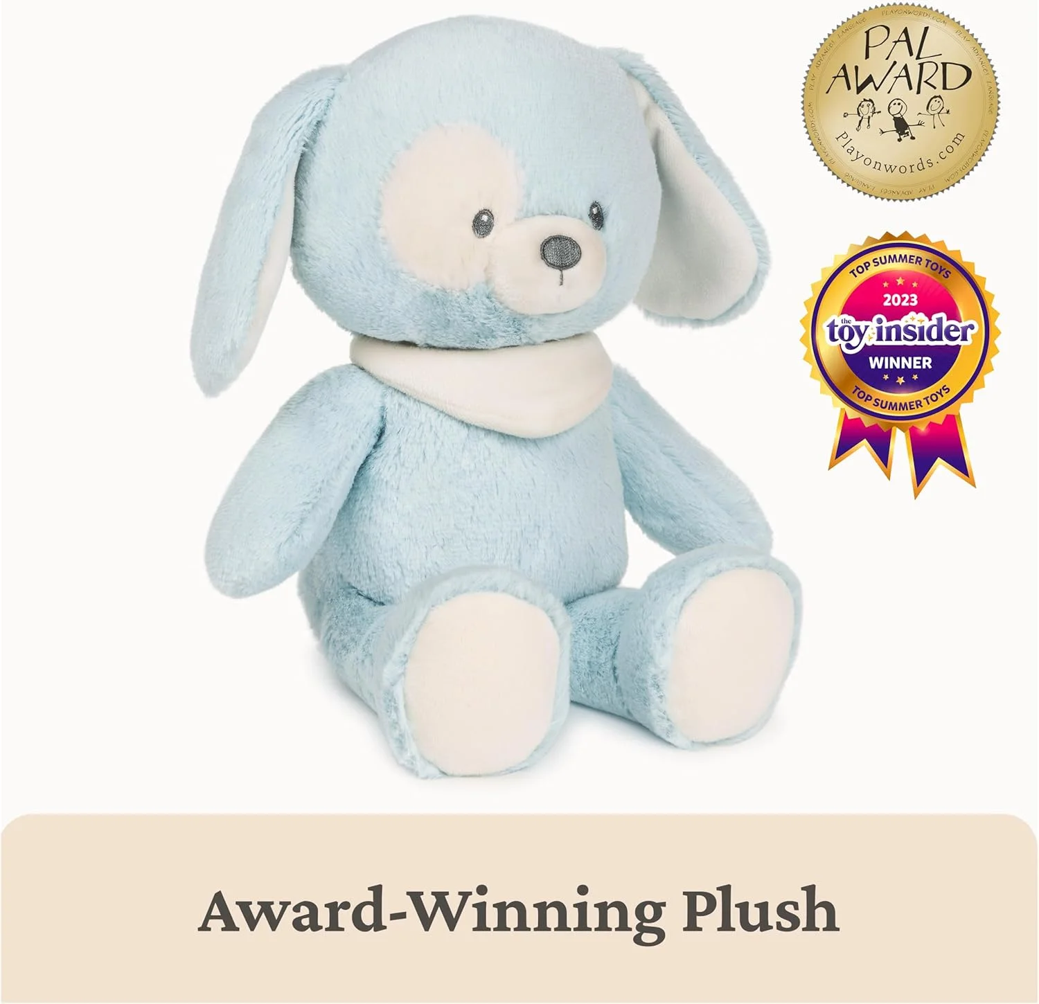 عروسک پولیشی سگ دوستدار محیط زیست گاند، ساخته شده از مواد بازیافتی، برای نوزادان و کودکان، آبی/کرم، 33 سانتی متر عروسک پولیشی سگ دوستدار محیط زیست گاند، ساخته شده از مواد بازیافتی، برای نوزادان و کودکان، آبی/کرم، 33 سانتی متر