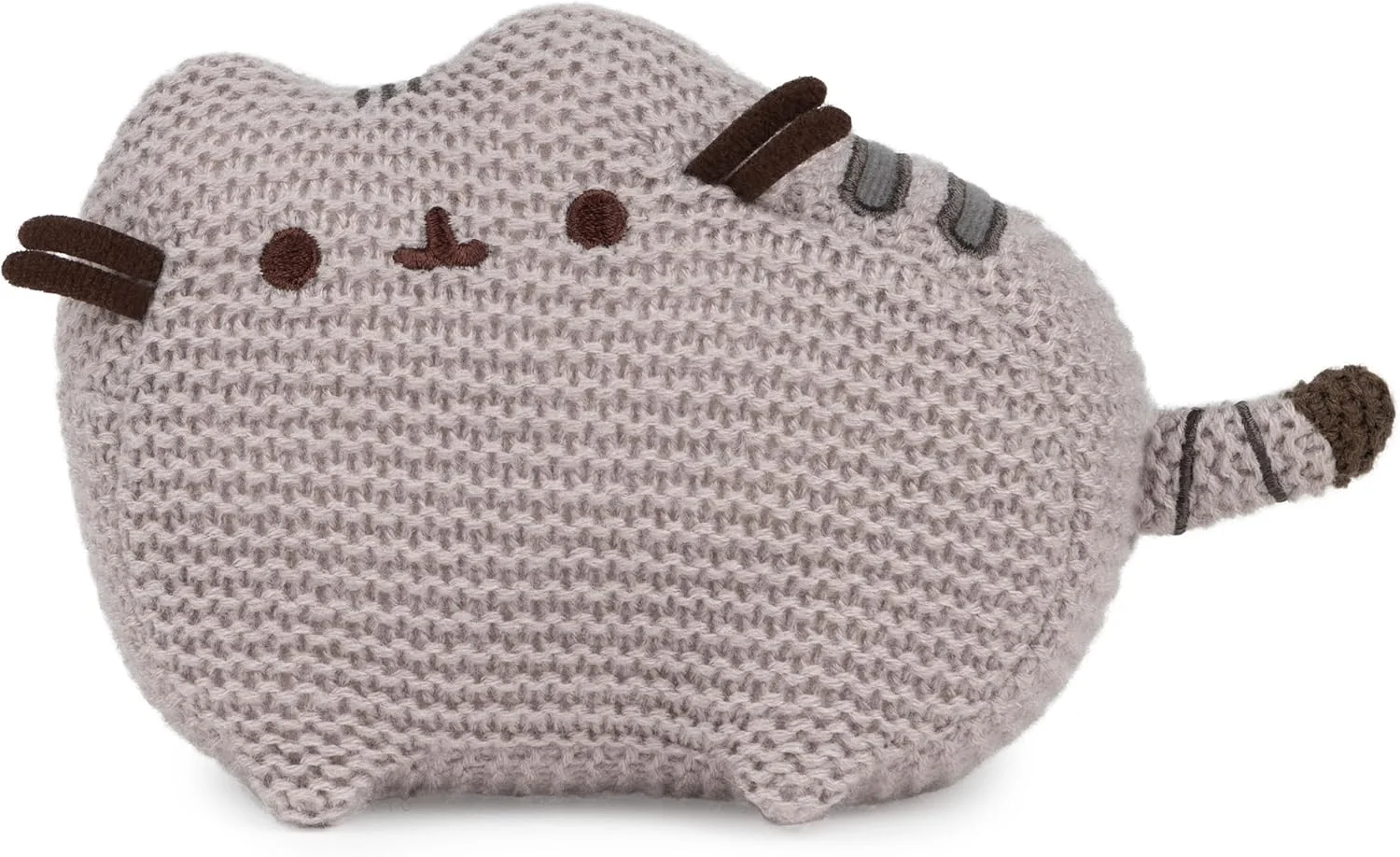 عروسک بافتنی گربه Pusheen، حیوان پر شده برای سنین 8 سال به بالا، خاکستری، 6 اینچ عروسک بافتنی گربه Pusheen، حیوان پر شده برای سنین 8 سال به بالا، خاکستری، 6 اینچ