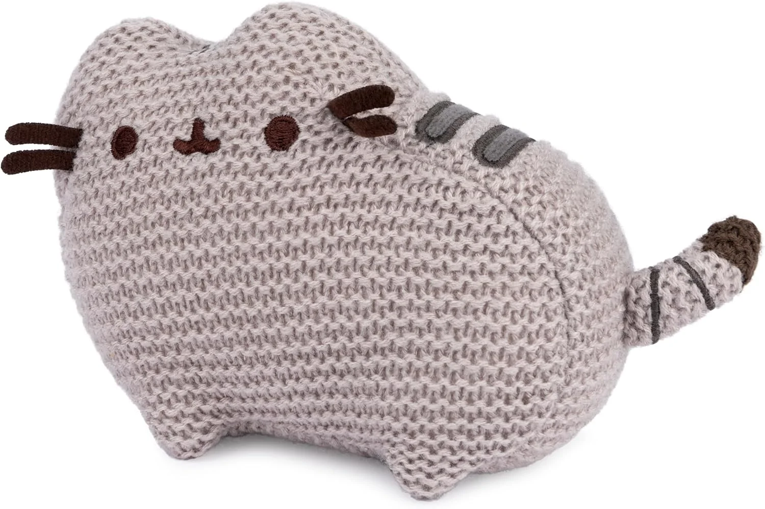 عروسک بافتنی گربه Pusheen، حیوان پر شده برای سنین 8 سال به بالا، خاکستری، 6 اینچ عروسک بافتنی گربه Pusheen، حیوان پر شده برای سنین 8 سال به بالا، خاکستری، 6 اینچ