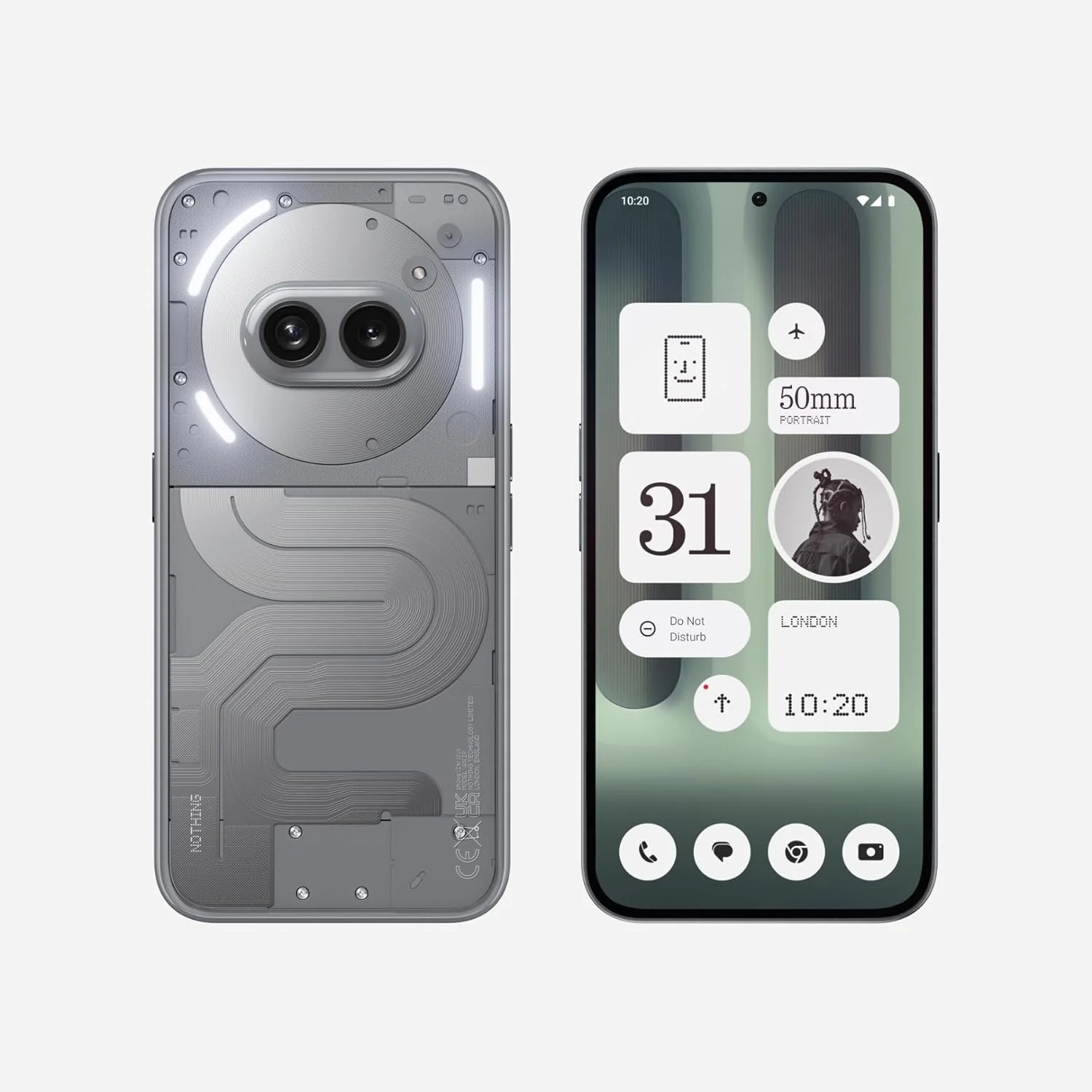 گوشی ناتینگ فون (2a) پلاس با ۱۲ گیگ رم و ۲۵۶ گیگ حافظه داخلی - خاکستری + پیشنهاد ویژه شامل گردنبند CMF، ساعت CMF Pro و شارژر ۶۵ واتی CMF Gan