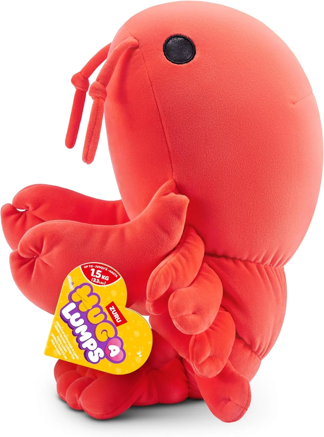 عروسک خرچنگ لنی هاگ-ا-لامپس از ZURU، سایز متوسط، 1.5 کیلوگرم، پولیش نرم و سنگین، بالش خواب، حیوان عروسکی (خرچنگ) عروسک خرچنگ لنی هاگ-ا-لامپس از ZURU، سایز متوسط، 1.5 کیلوگرم، پولیش نرم و سنگین، بالش خواب، حیوان عروسکی (خرچنگ)