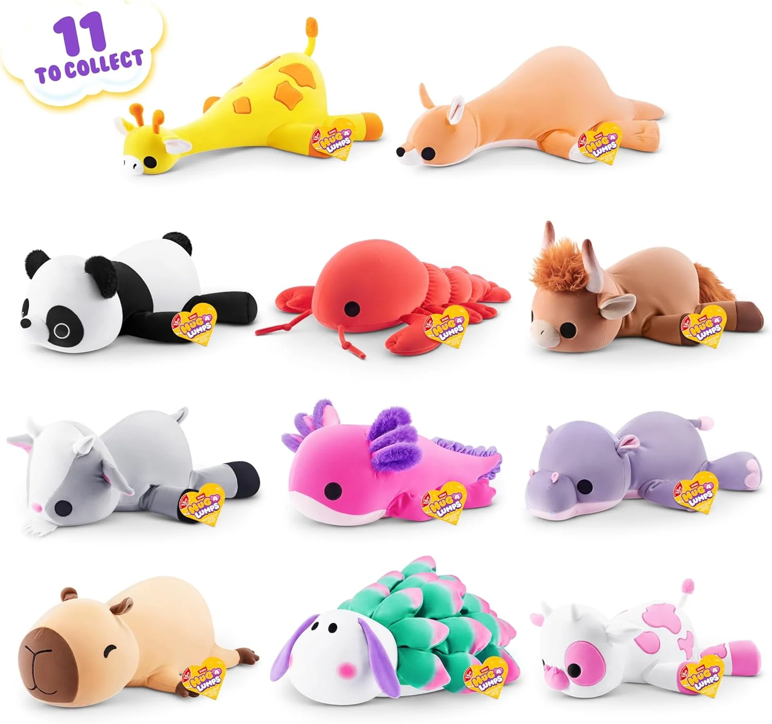 عروسک خرچنگ لنی هاگ-ا-لامپس از ZURU، سایز متوسط، 1.5 کیلوگرم، پولیشی نرم و سنگین، بالش خواب، حیوان عروسکی (خرچنگ) عروسک خرچنگ لنی هاگ-ا-لامپس از ZURU، سایز متوسط، 1.5 کیلوگرم، پولیشی نرم و سنگین، بالش خواب، حیوان عروسکی (خرچنگ)