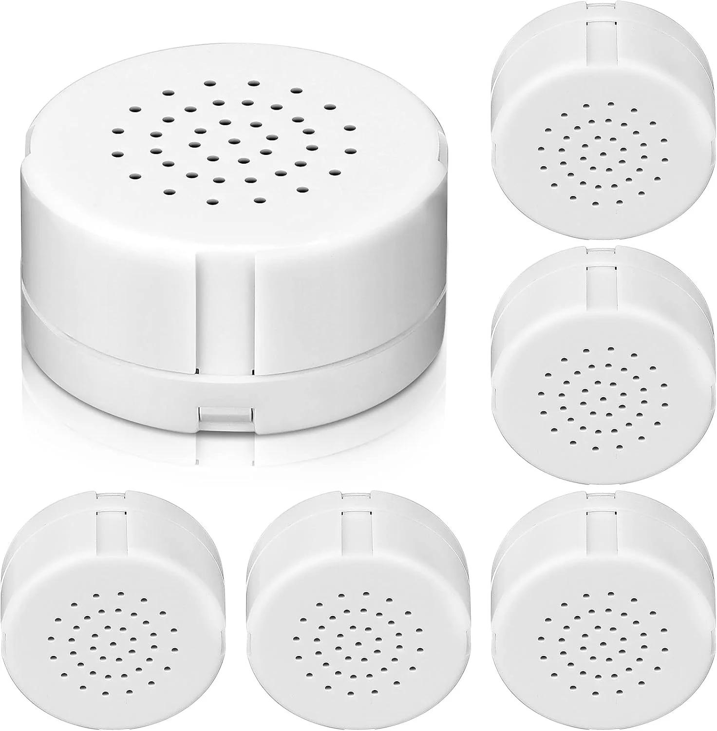 6 عدد ضبط کننده صدا سفید Handepo، دستگاه ضبط صدا موسیقی برای حیوانات عروسکی، ماژول صدای قابل ضبط، ضبط پیام برای عروسک پولیشی خرس اسباب بازی بالش (20 ثانیه) 6 عدد ضبط کننده صدا سفید Handepo، دستگاه ضبط صدا موسیقی برای حیوانات عروسکی، ماژول صدای قابل ضبط، ضبط پیام برای عروسک پولیشی خرس اسباب بازی بالش (20 ثانیه)