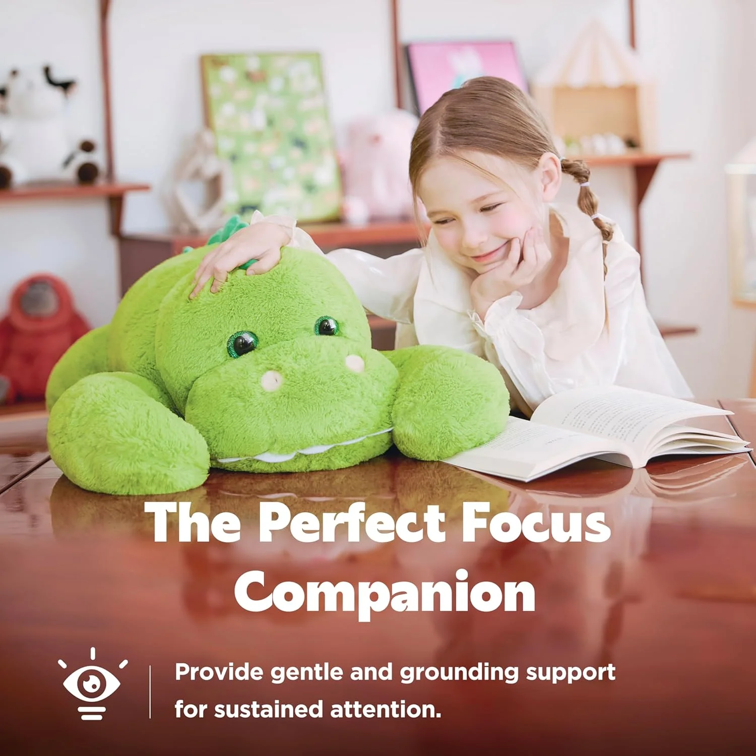 عروسک پولیشی دایناسور ایکاسا، 1.36 کیلوگرمی، 76 سانتی متری، بسیار بزرگ و نرم، هدیه ای عالی برای دختران و پسران عروسک پولیشی دایناسور ایکاسا، 1.36 کیلوگرمی، 76 سانتی متری، بسیار بزرگ و نرم، هدیه ای عالی برای دختران و پسران