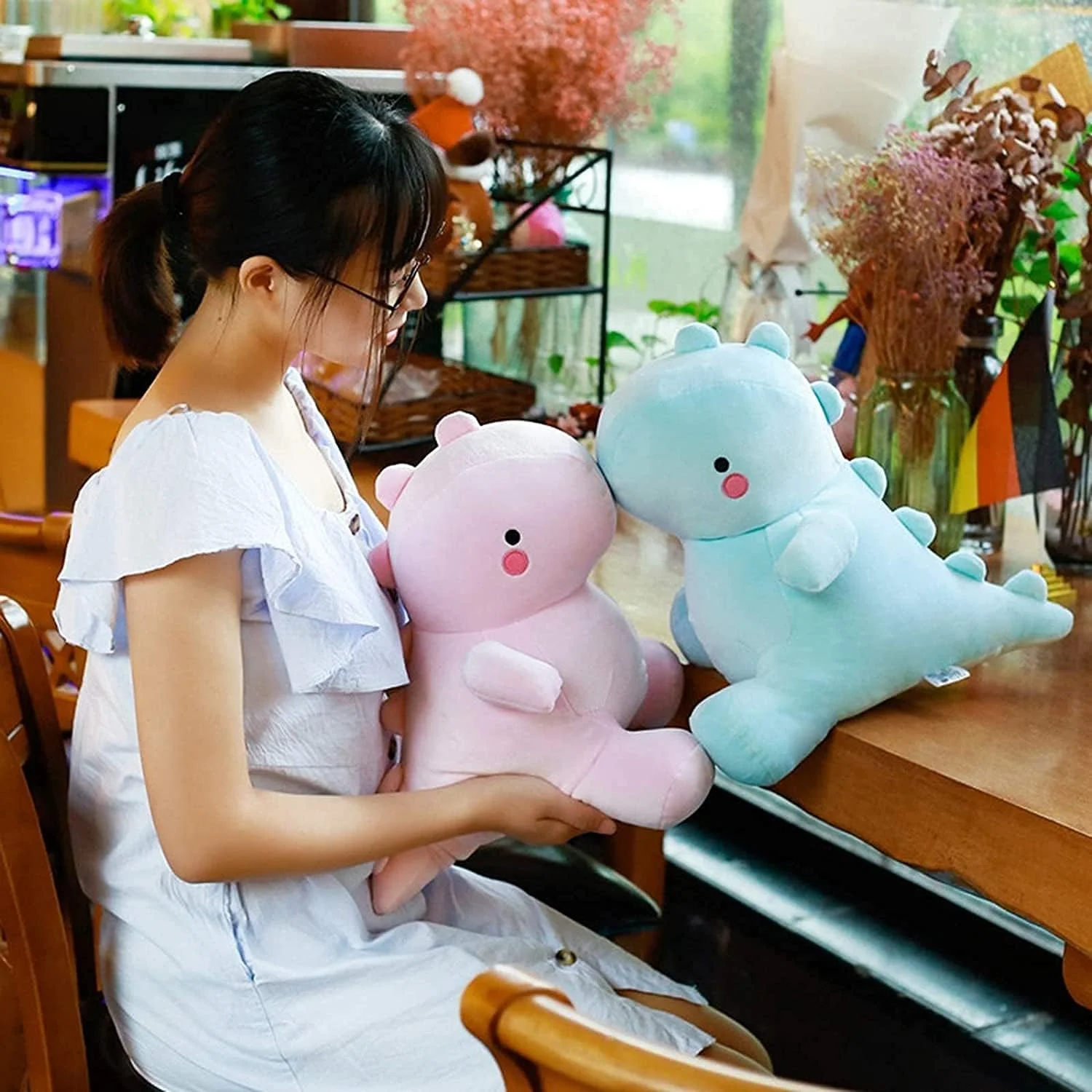 عروسک های پولیشی KASTWAVE، عروسک های پولیشی دایناسور بامزه KASTWAVE، عروسک های حیوانات پر شده دایناسور چاق، عروسک پولیشی نرم، هدیه تولد برای کودکان دختر و پسر آبی 12 اینچ عروسک های پولیشی KASTWAVE، عروسک های پولیشی دایناسور بامزه KASTWAVE، عروسک های حیوانات پر شده دایناسور چاق، عروسک پولیشی نرم، هدیه تولد برای کودکان دختر و پسر آبی 12 اینچ