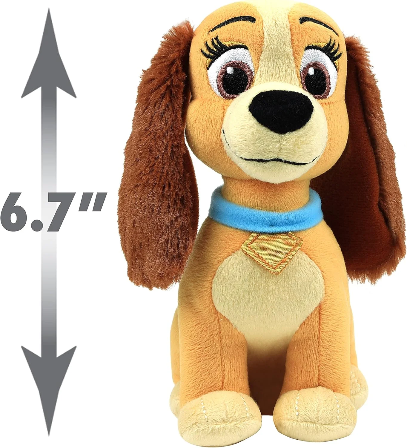 عروسک پولیشی دیزنی، بانو، بانو و ولگرد، اسباب بازی های کودکان بالای 2 سال، انحصاری آمازون عروسک پولیشی دیزنی، بانو، بانو و ولگرد، اسباب بازی های کودکان بالای 2 سال، انحصاری آمازون