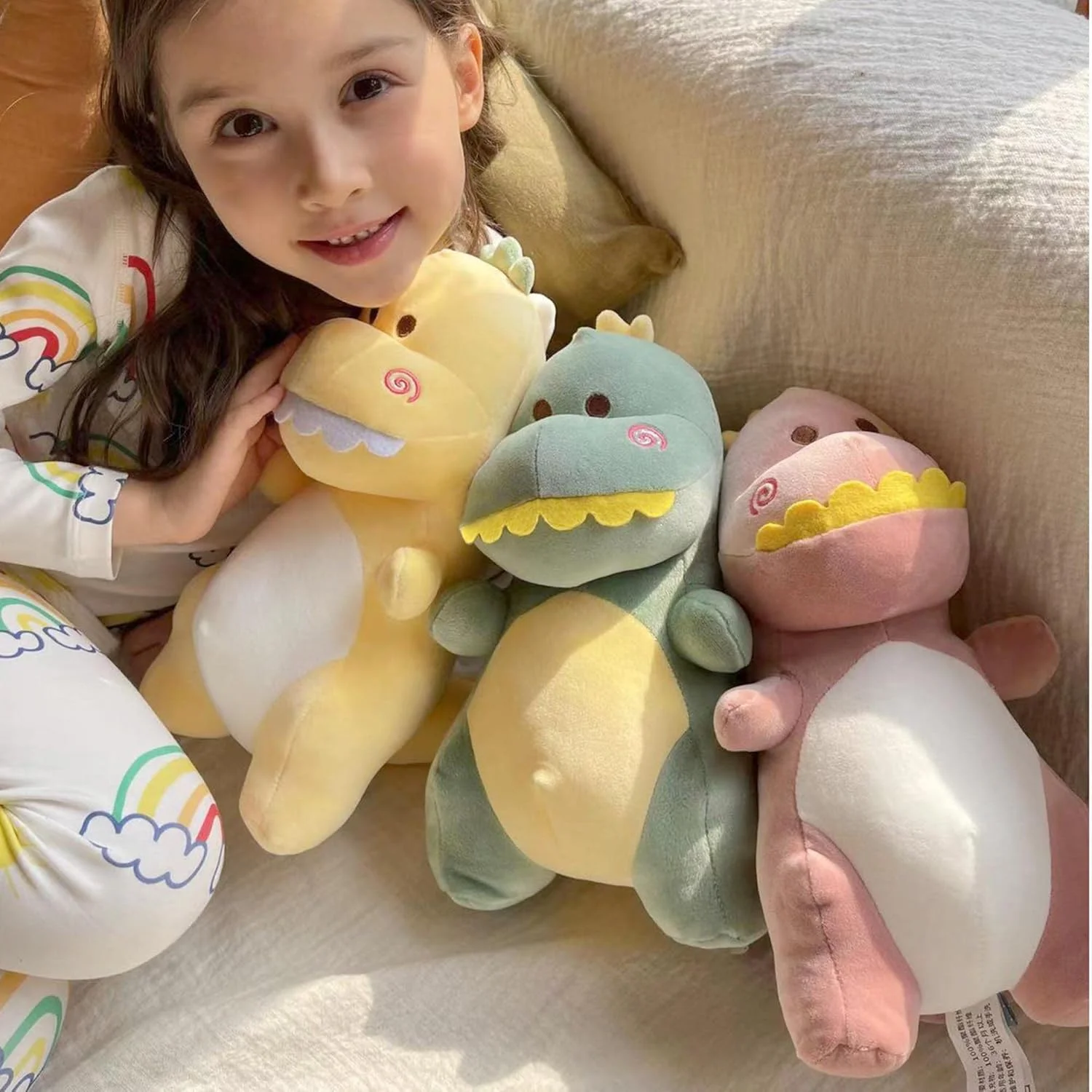 عروسک پولیشی دایناسور ناز 30 سانتی متری KASTWAVE، حیوان عروسکی چاق دایناسور، رکس، اسباب بازی پولیشی، هدیه تولد کودکان عروسک پولیشی دایناسور ناز 30 سانتی متری KASTWAVE، حیوان عروسکی چاق دایناسور، رکس، اسباب بازی پولیشی، هدیه تولد کودکان