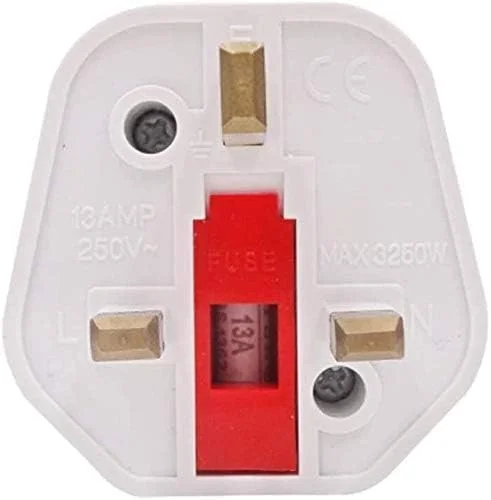 آداپتور 5 عددی دوشاخه EU به UK، تبدیل کننده دوشاخه بریتانیایی به مادگی شوکو، آداپتور مسافرتی پریز 2 پین، 13 آمپر 250 ولت BS1362 فیوز دار آداپتور 5 عددی دوشاخه EU به UK، تبدیل کننده دوشاخه بریتانیایی به مادگی شوکو، آداپتور مسافرتی پریز 2 پین، 13 آمپر 250 ولت BS1362 فیوز دار