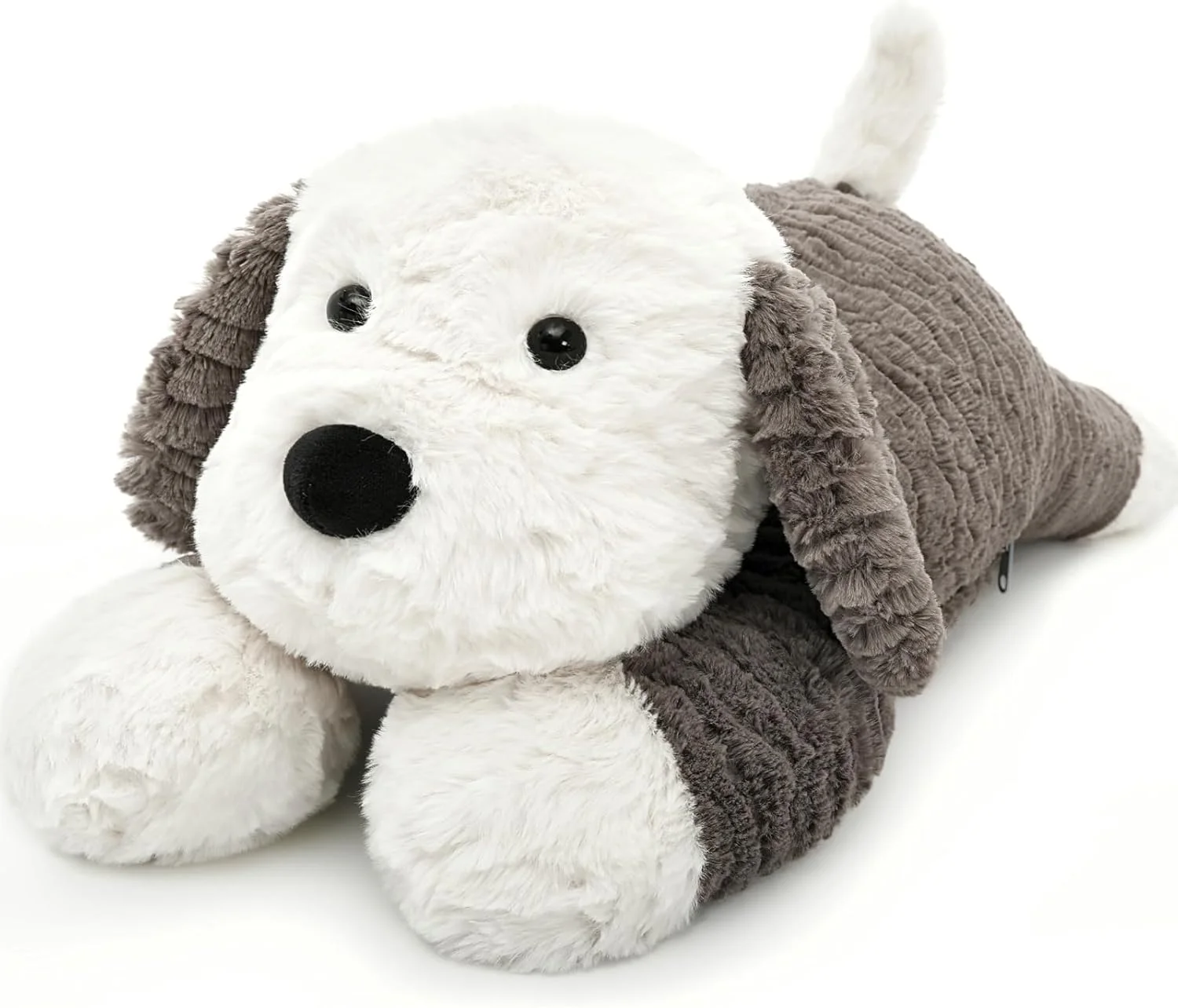 عروسک سگ پولیشی سنگین 1.8 کیلوگرمی MaoGoLan برای اضطراب بزرگسالان و کودکان، بالش آغوشی، عروسک پولیشی قابل گرم شدن در مایکروویو با پد گرمایشی/سرمایشی قابل جابجایی، 60 سانتی متر