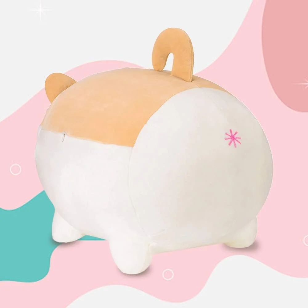 عروسک سگ شیبا اینو، بالش نرم انیمه ای، عروسک سگ شیبا اینو، هدیه اسباب بازی برای دختر و پسر (40 سانتی متر)