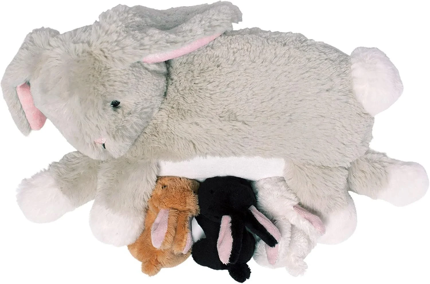 عروسک خرگوش پرستار نولا Manhattan Toy به همراه بچه خرگوش های پولیشی عروسک خرگوش پرستار نولا Manhattan Toy به همراه بچه خرگوش های پولیشی