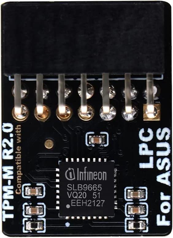 ماژول TPM2.0 LPC 14Pin با Infineon SLB9665 برای مادربرد ایسوس سازگار با TPM-M R2.0 - تصویر 3