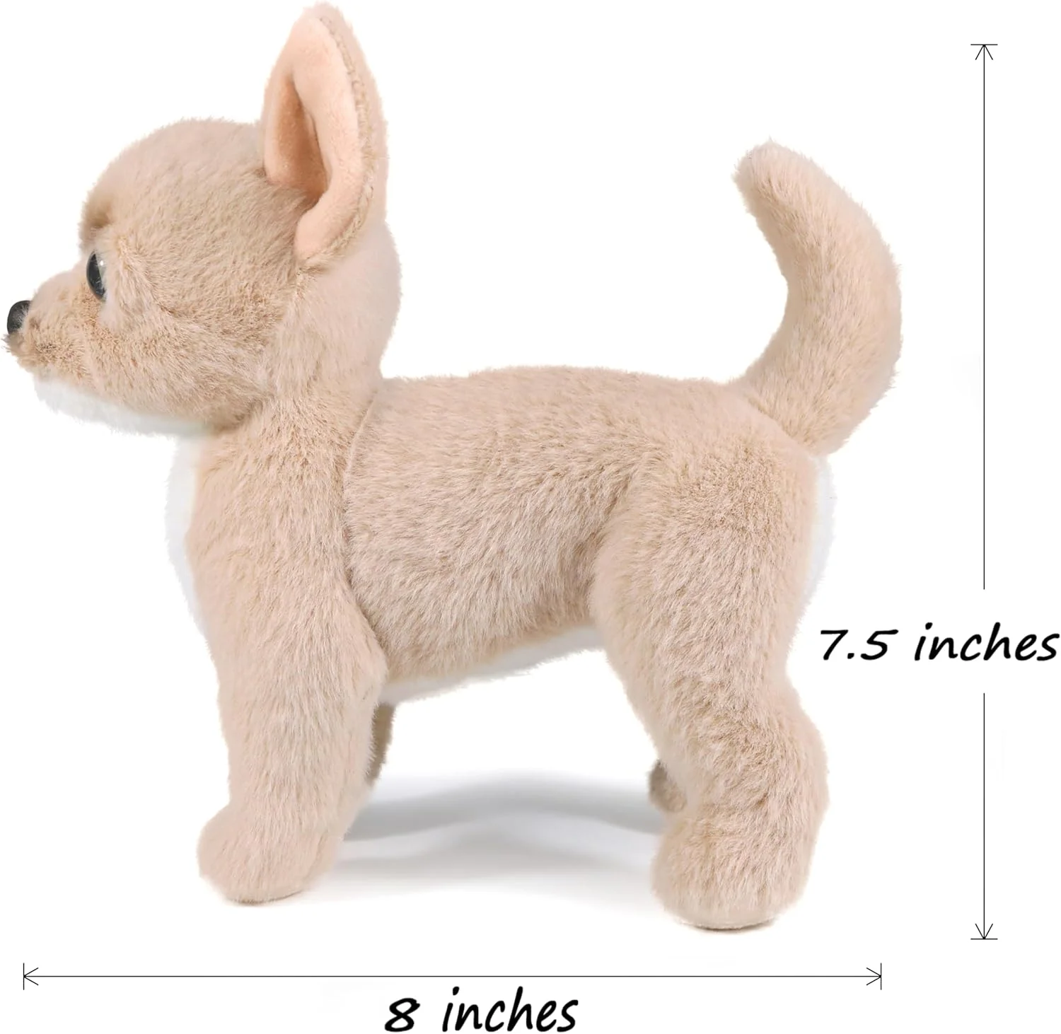 عروسک سگ چی‌واوا خرسی پادشاه یخی، اسباب‌بازی پولیشی ۸ اینچی