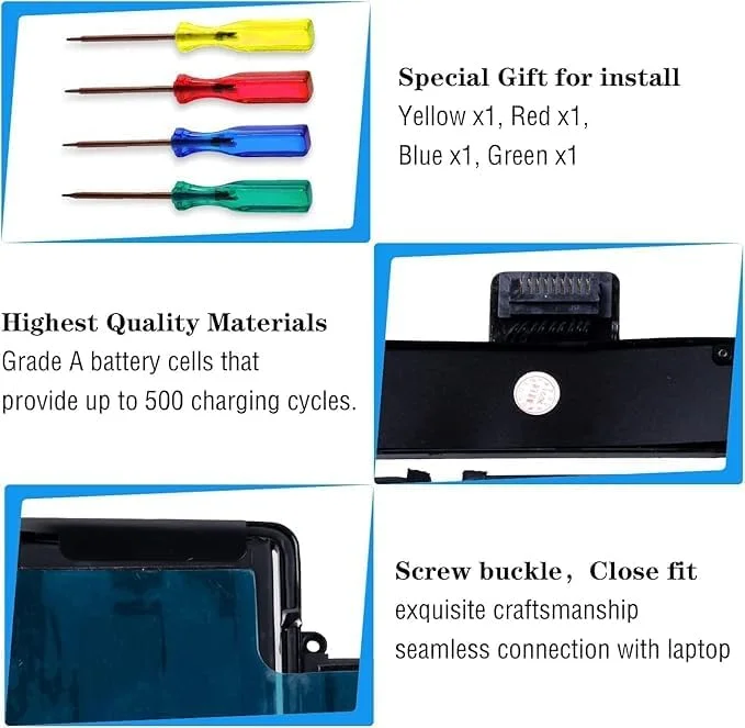 باتری جایگزین A1493 A1582 11.34V 6330mAh سازگار با Apple MacBook Pro Retina 13 اینچ A1493 A1582 (A1502 اواخر 2013 نسخه اواسط 2014) ME864LL/A ME866LL. باتری جایگزین A1493 A1582 11.34V 6330mAh سازگار با Apple MacBook Pro Retina 13 اینچ A1493 A1582 (A1502 اواخر 2013 نسخه اواسط 2014) ME864LL/A ME866LL.