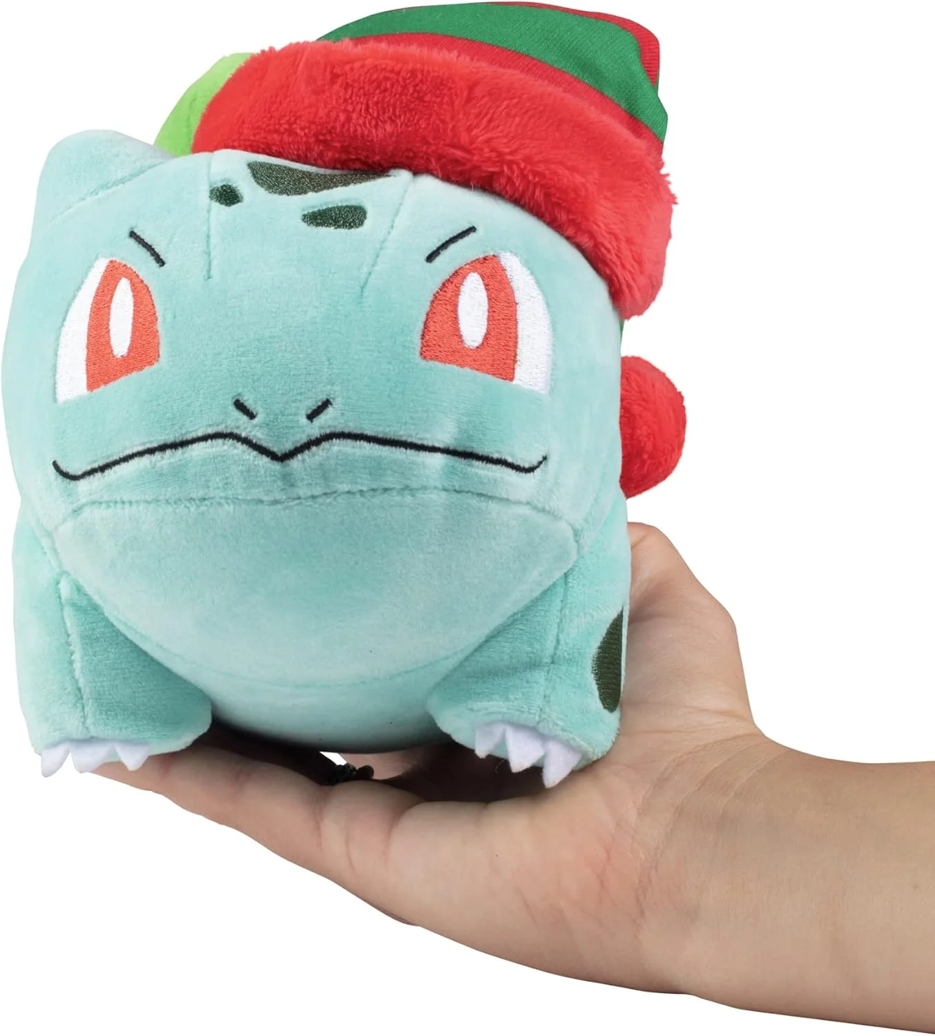 عروسک پولیشی بولباسور کریسمس تعطیلات 8 اینچی - دارای مجوز رسمی - مناسب برای کودکان بالای 2 سال