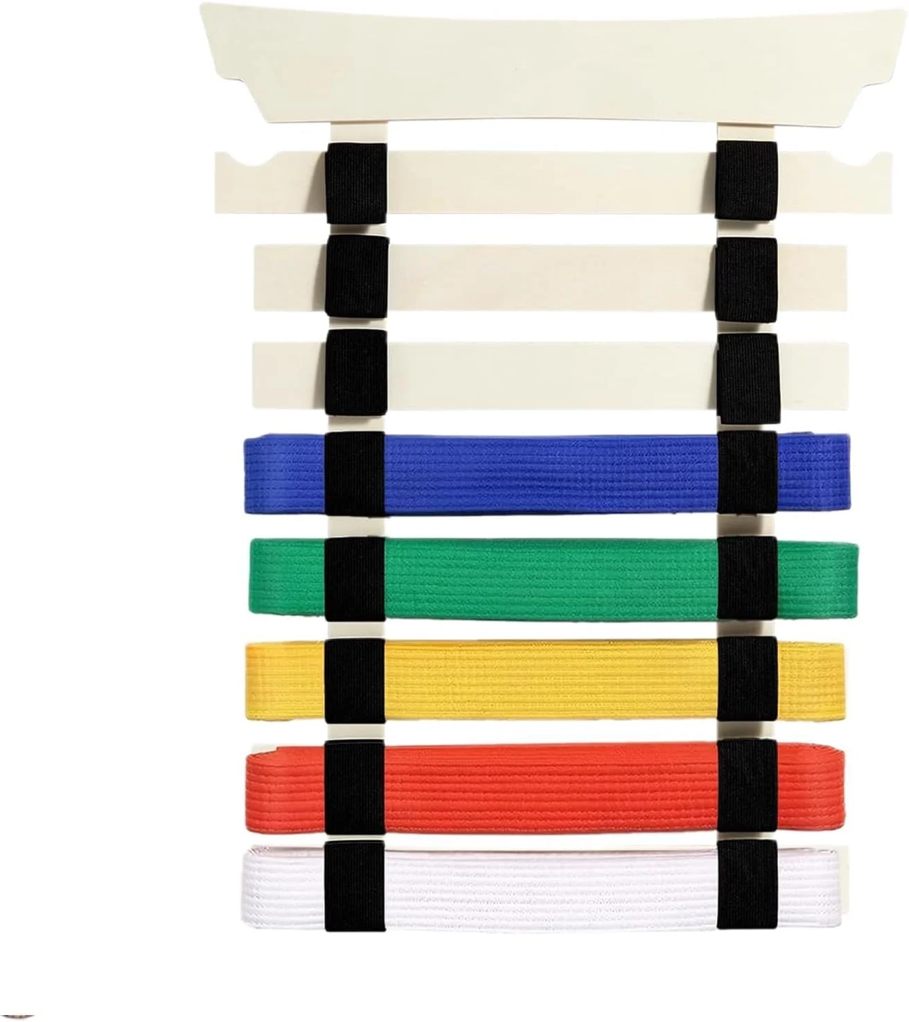 نگهدارنده کمربند کاراته - نگهدارنده کمربند هنرهای رزمی با آویز و برچسب - قفسه سازمان دهنده تجهیزات ورزشی برای کودکان، زنان، مردان، متخصصان و نوجوانان نگهدارنده کمربند کاراته - نگهدارنده کمربند هنرهای رزمی با آویز و برچسب - قفسه سازمان دهنده تجهیزات ورزشی برای کودکان، زنان، مردان، متخصصان و نوجوانان