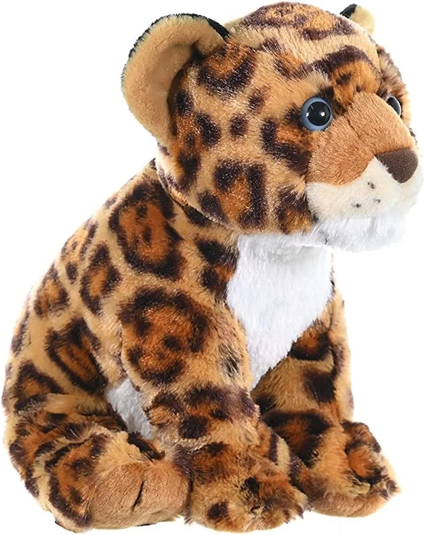 بچه جگوار پولیشی و نرم، حیوان عروسکی، اسباب بازی پولیشی، هدیه برای کودکان، کالکشن Cuddlekins، 30 سانتیمتر