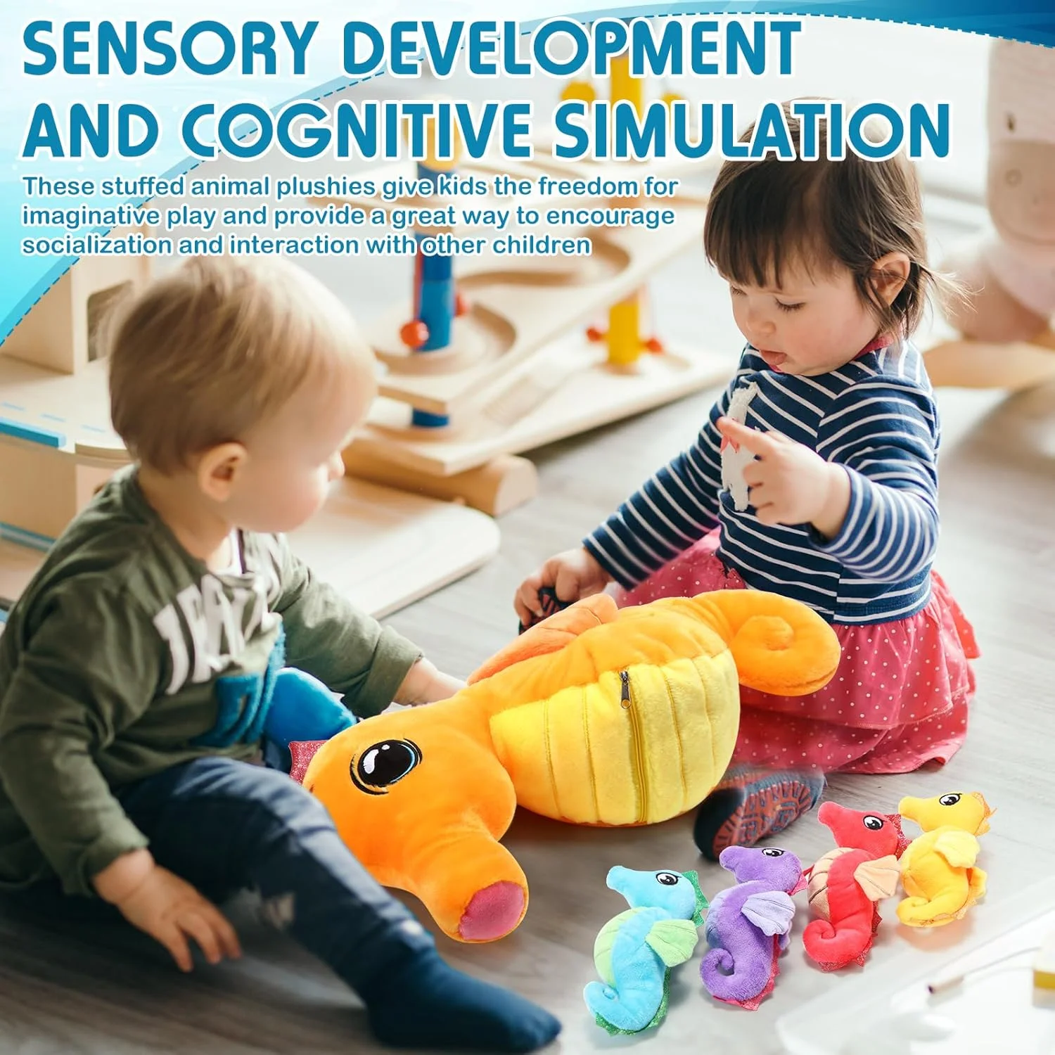 مجموعه 5 عددی اسباب بازی پولیشی اسب دریایی شاپی، اسب دریایی مادر 43 سانتی متری به همراه 4 بچه ناز در شکمش، پولیشی نرم و بغل کردنی اسب دریایی زیپ دار برای پسران دختران دکور مهمانی تولد اقیانوسی مجموعه 5 عددی اسباب بازی پولیشی اسب دریایی شاپی، اسب دریایی مادر 43 سانتی متری به همراه 4 بچه ناز در شکمش، پولیشی نرم و بغل کردنی اسب دریایی زیپ دار برای پسران دختران دکور مهمانی تولد اقیانوسی