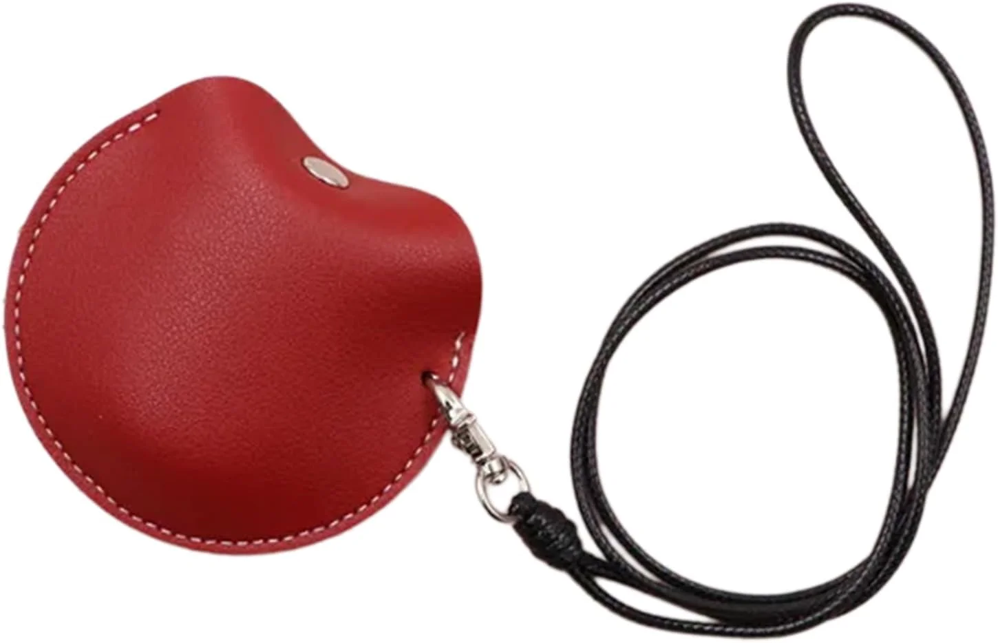 ZERZENGGENGPT کیف آویز گردنی، جعبه حمل هدفون، کیف کوچک قابل حمل برای نگهداری هدفون، آویز چرمی، استفاده آسان، قرمز شرابی ZERZENGGENGPT کیف آویز گردنی، جعبه حمل هدفون، کیف کوچک قابل حمل برای نگهداری هدفون، آویز چرمی، استفاده آسان، قرمز شرابی