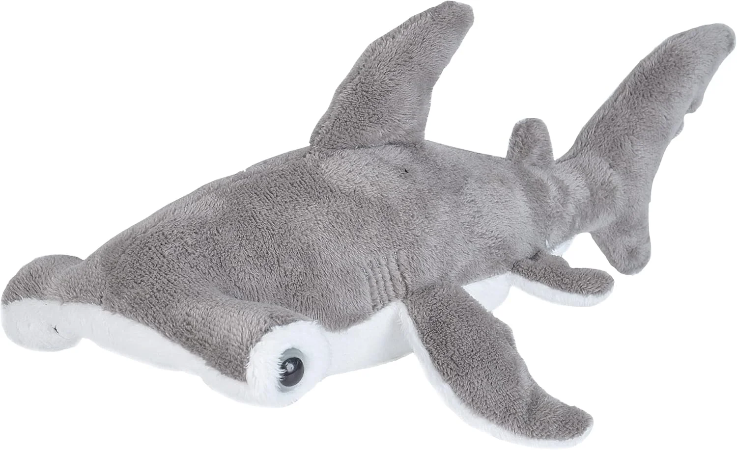 عروسک پولیشی کوسه سرچکشی وایلد ریپابلیک، حیوان پر شده، اسباب بازی پولیشی، هدیه برای کودکان، موجودات دریایی 33 سانتی متر