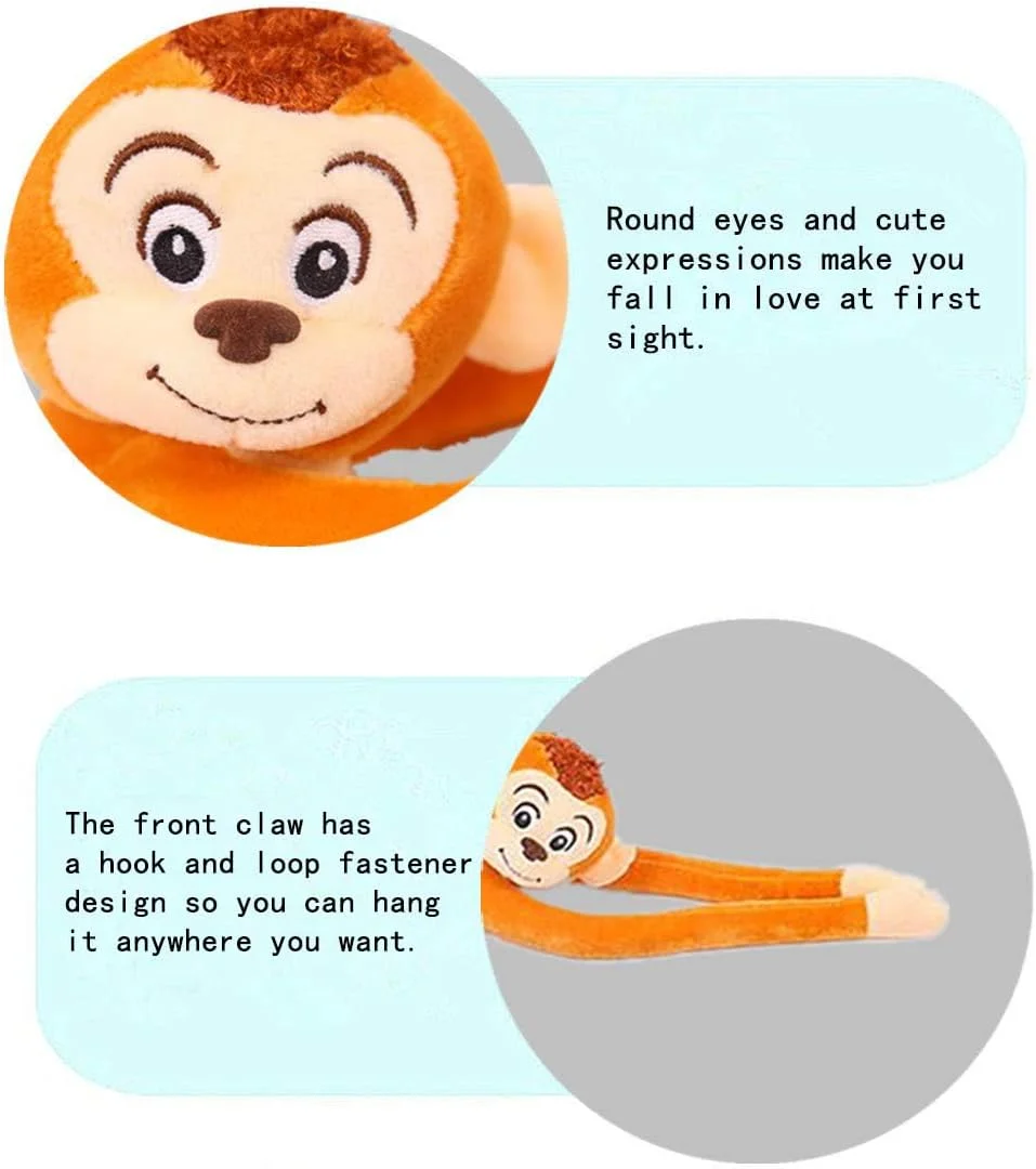 آویز عروسکی میمون برای کودکان و بزرگسالان (70 سانتی متر)