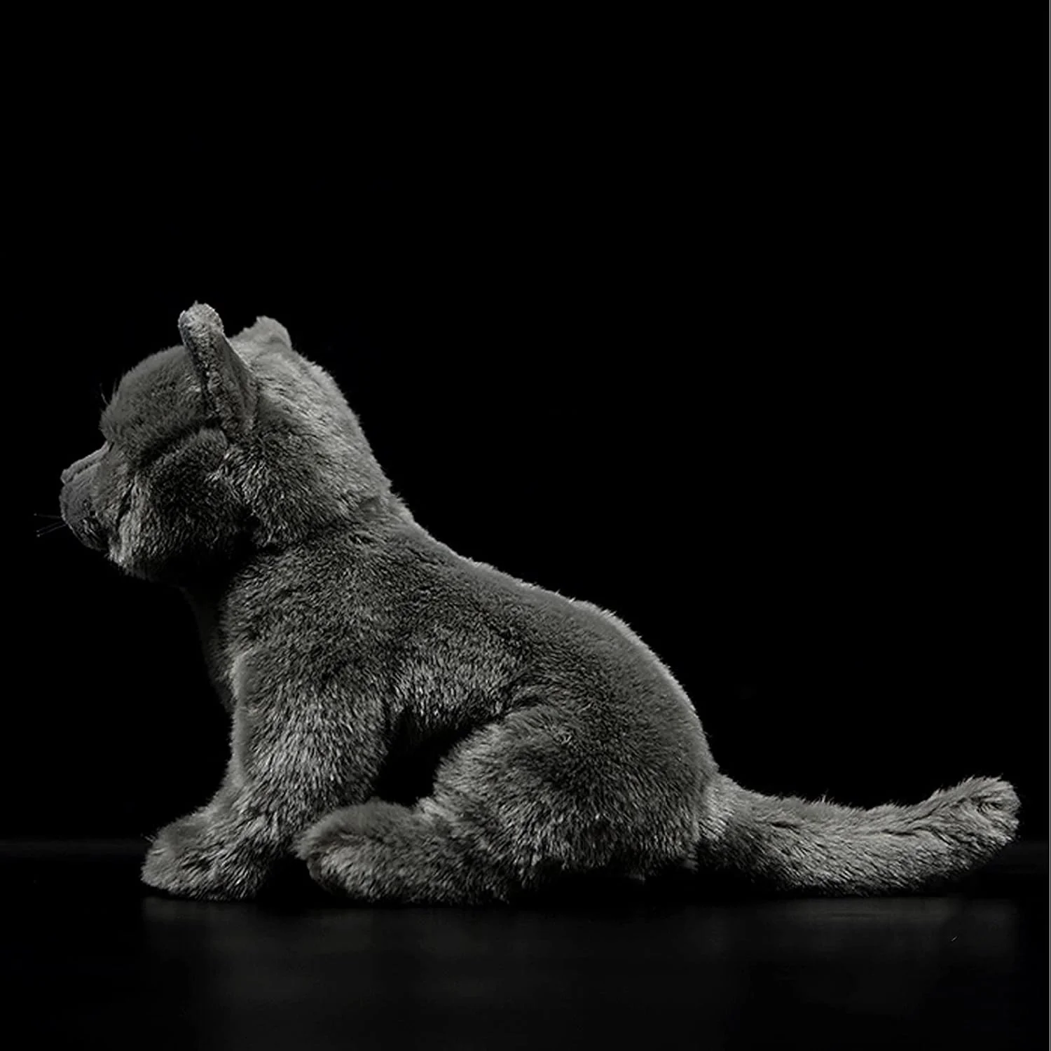 عروسک گربه بریتانیایی خاکستری ژونگشین مدل، 28 سانتی متری، اسباب بازی نرم گربه برای کودکان (گربه بریتانیایی 1) عروسک گربه بریتانیایی خاکستری ژونگشین مدل، 28 سانتی متری، اسباب بازی نرم گربه برای کودکان (گربه بریتانیایی 1)