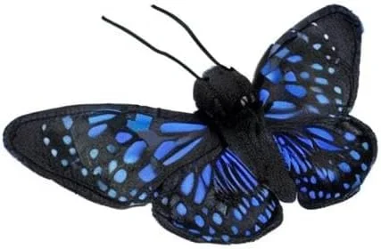 عروسک پولیشی پروانه WISHPETS برای کودکان - پروانه آبی 8 اینچی