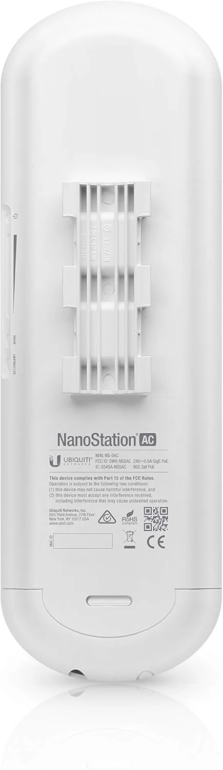 یوبیکیوتی نتورکس airMAX NanoStation AC، ۵ گیگاهرتز، رادیو