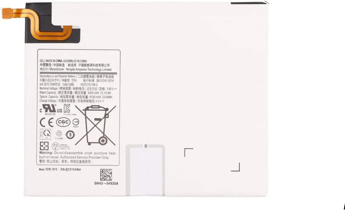 باتری تبلت ASKC EB-BT515ABU برای سامسونگ گلکسی تب A 2019 10.1 اینچ SM-T510 SM-T515 GH43-04935A GH43-04936A 3.85V 6000mAh به همراه ابزار