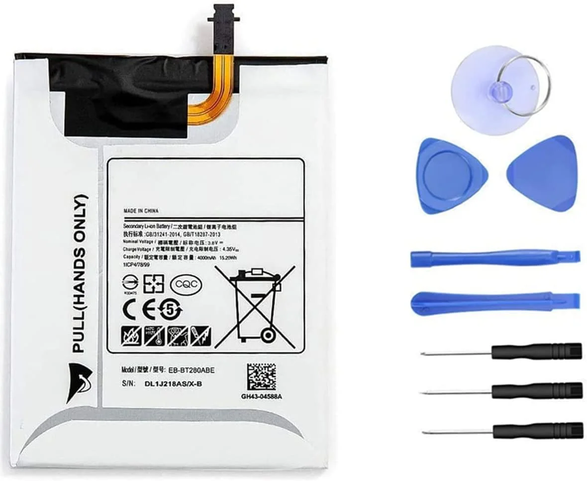 باتری تبلت EB-BT280ABE EB-BT280ABA برای سامسونگ گلکسی تب A 7.0 SM-T280 SM-T285 SM-T285M SM-T285YD SM-T280NZKAXAR 280NZKMXAR GH43-04588A به همراه ابزار باتری تبلت EB-BT280ABE EB-BT280ABA برای سامسونگ گلکسی تب A 7.0 SM-T280 SM-T285 SM-T285M SM-T285YD SM-T280NZKAXAR 280NZKMXAR GH43-04588A به همراه ابزار