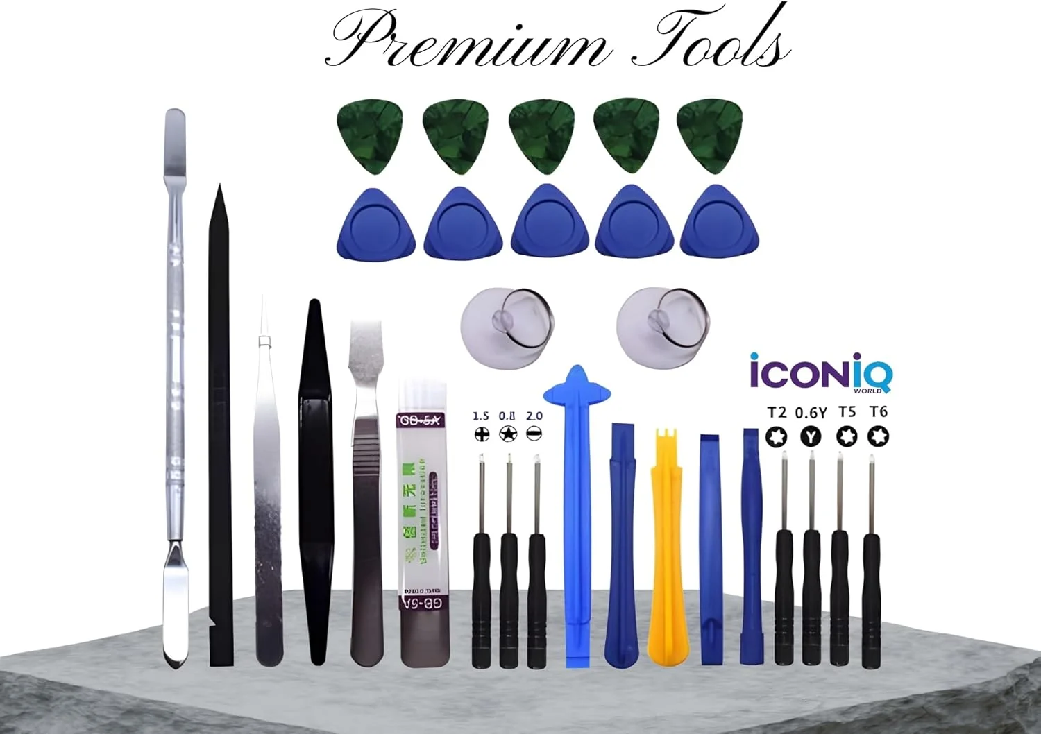 کیت باتری پریمیوم ICONIQ World برای سامسونگ گلکسی A21S A207 A217 A12 A125H A127 A022F M02 A02 M12 A13 4G A135 A135F A137F A13 A04S A047 5000mAh، شامل باتری، ابزار و برچسب چسب