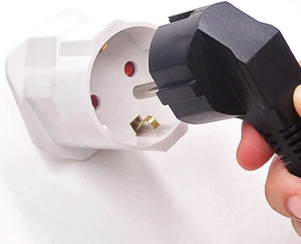 آداپتور دوشاخه سلطنتی Apex UK – تبدیل دوشاخه بریتانیایی به پریز 2 پین شوکو، مبدل برق مسافرتی، 13 آمپر 250 ولت، بسته 5 عددی آداپتور دوشاخه سلطنتی Apex UK – تبدیل دوشاخه بریتانیایی به پریز 2 پین شوکو، مبدل برق مسافرتی، 13 آمپر 250 ولت، بسته 5 عددی