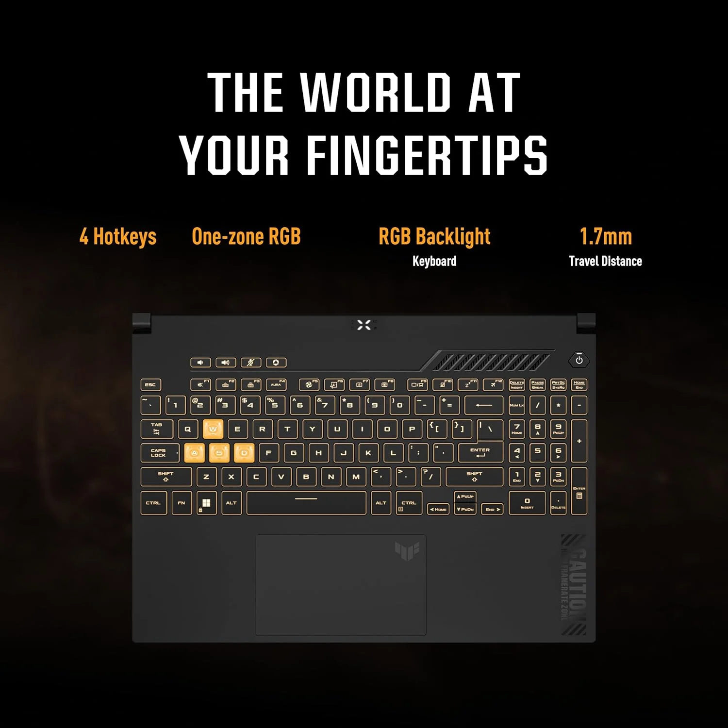 ایسوس TUF Gaming A15 FA507NUR-LP053W AMD R7-7435HS/16GB RAM/1TB SSD/NVIDIA GeForce RTX 4050 6GB/15.6 FHD(1920x1080) 144Hz/Windows11 Home/نور پس زمینه تک رنگ RGB/صفحه کلید انگلیسی - عربی - خاکستری مکانیکی