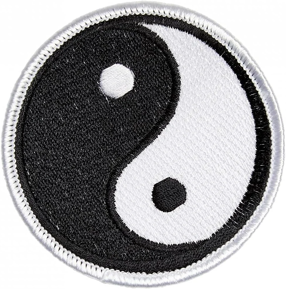 نشان های گلدوزی شده هنرهای رزمی Playwell - نشان یین یانگ