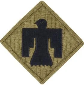 تکه دوزی ارتشی ونگارد: تیپ 45 پیاده نظام - گلدوزی شده روی OCP