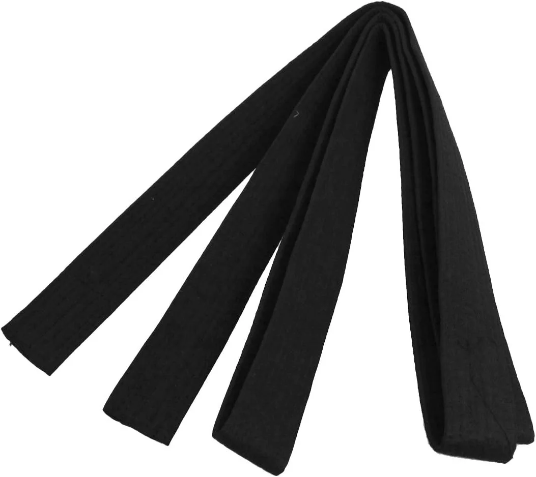 کمربند هنرهای رزمی کاراته تکواندو جودو ورزشی 2.8 متری مشکی