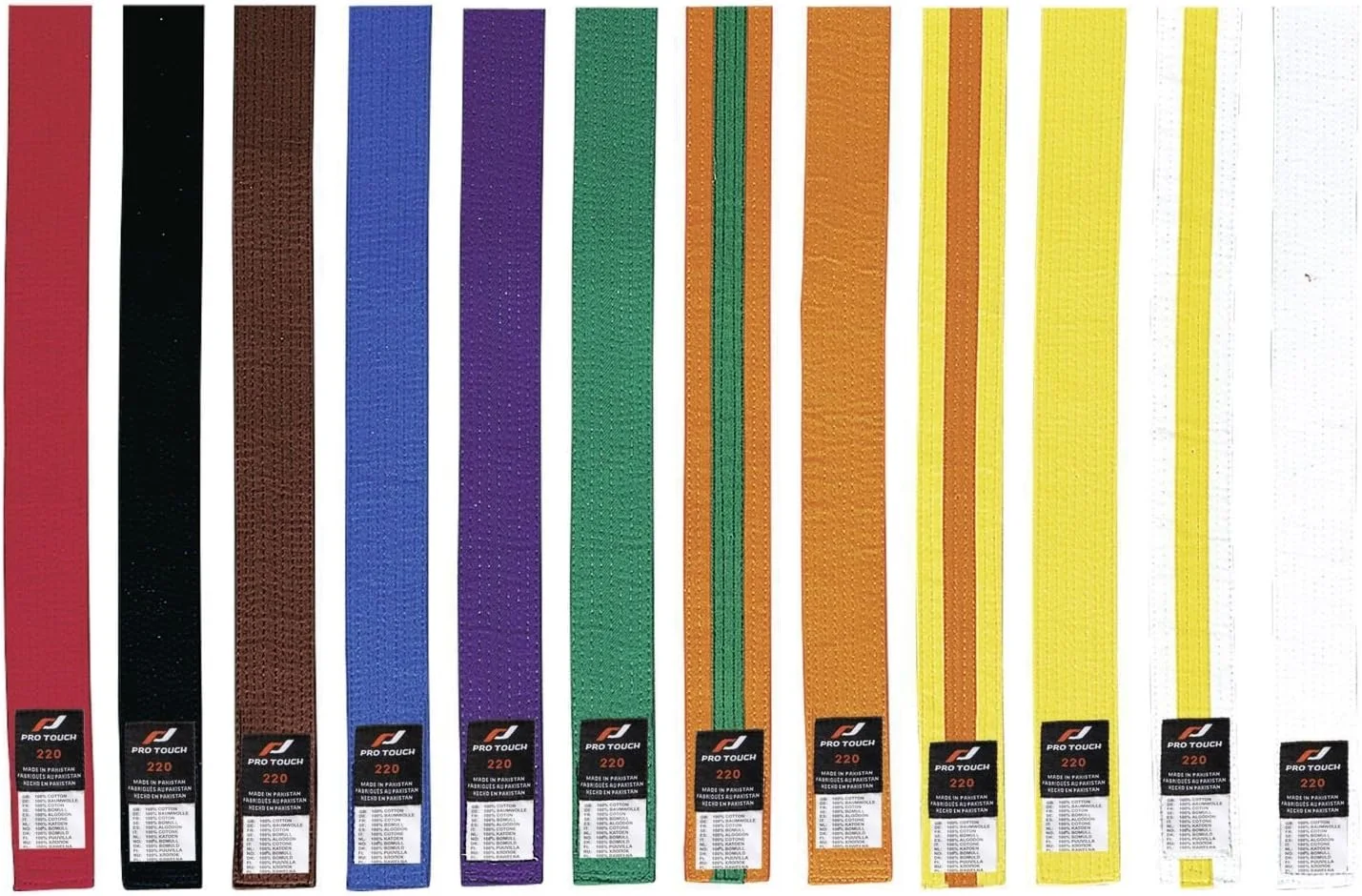 کمربند هنرهای رزمی بچگانه پرو تاچ 75164، سبز