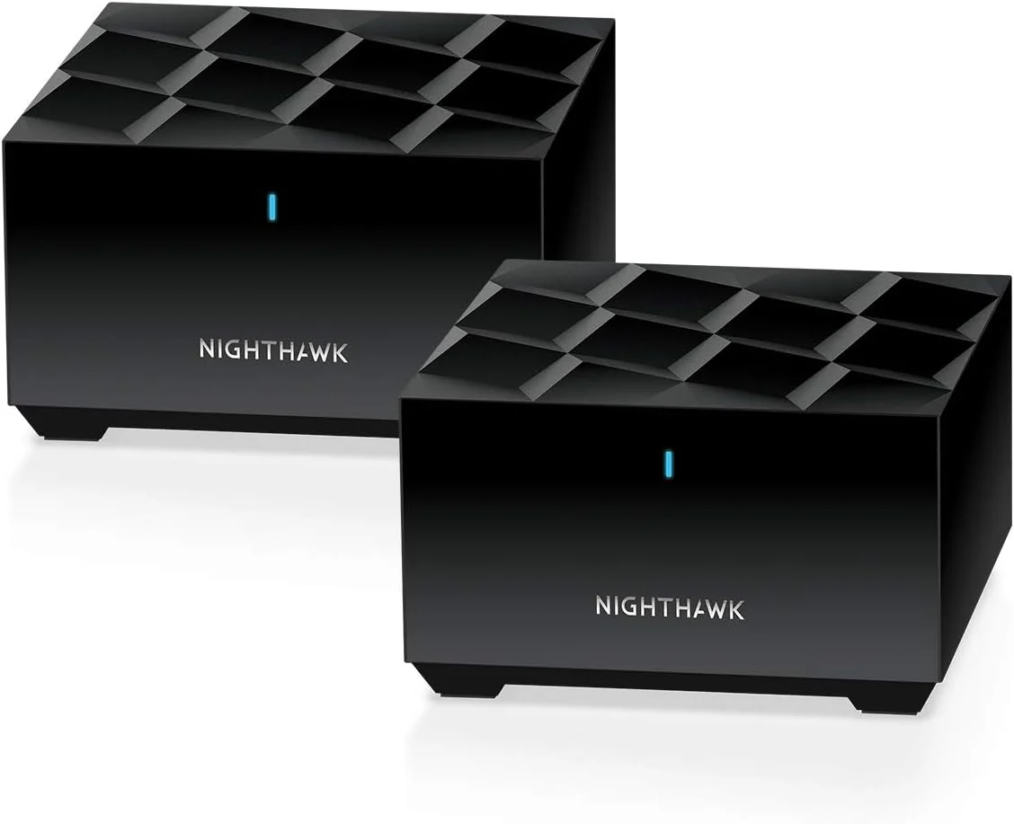 سیستم وای فای مش خانگی پیشرفته NETGEAR Nighthawk (MK72) - روتر AX3000 با 1 توسعه دهنده ماهواره ای، پوشش تا 280 متر مربع و 35+ دستگاه
