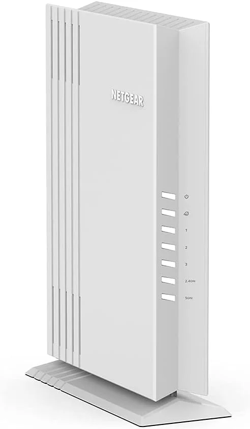 روتر گیگابیتی دو بانده NETGEAR 4-Stream WiFi 6 (WAX202) - سرعت بی سیم AX1800 (تا 1.8 گیگابیت در ثانیه) | پوشش تا 1200 فوت مربع، 40 دستگاه