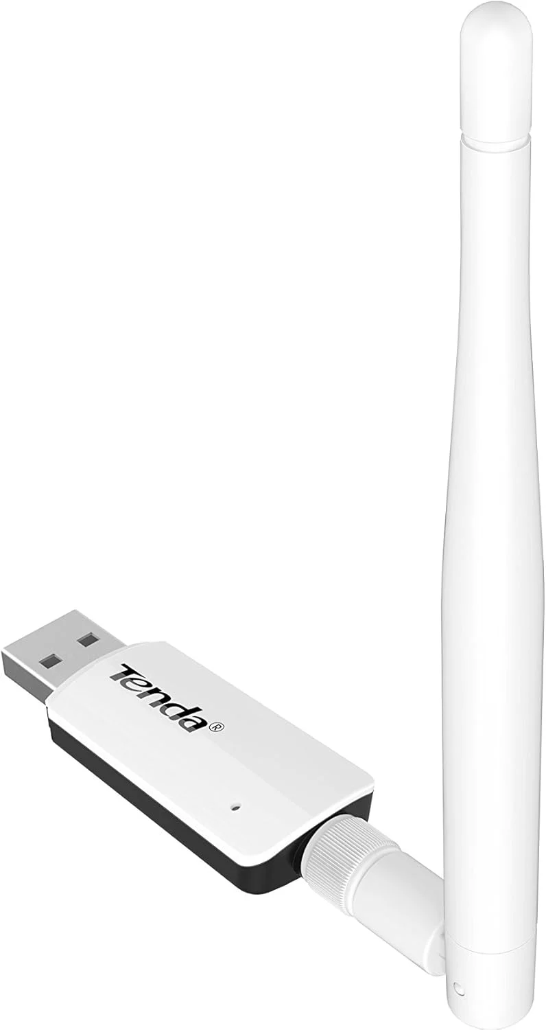 دانگل وای فای Tenda 300Mbps با بهره بالا - آداپتور وای فای USB 2.0 N300 بی سیم با آنتن جداشدنی 3.5dBi برای کامپیوتر، دسکتاپ و لپ تاپ - پشتیبانی از Windows XP/7/8/8.1/10، Mac OS 10.7-10.12، Linux (U1) دانگل وای فای Tenda 300Mbps با بهره بالا - آداپتور وای فای USB 2.0 N300 بی سیم با آنتن جداشدنی 3.5dBi برای کامپیوتر، دسکتاپ و لپ تاپ - پشتیبانی از Windows XP/7/8/8.1/10، Mac OS 10.7-10.12، Linux (U1)