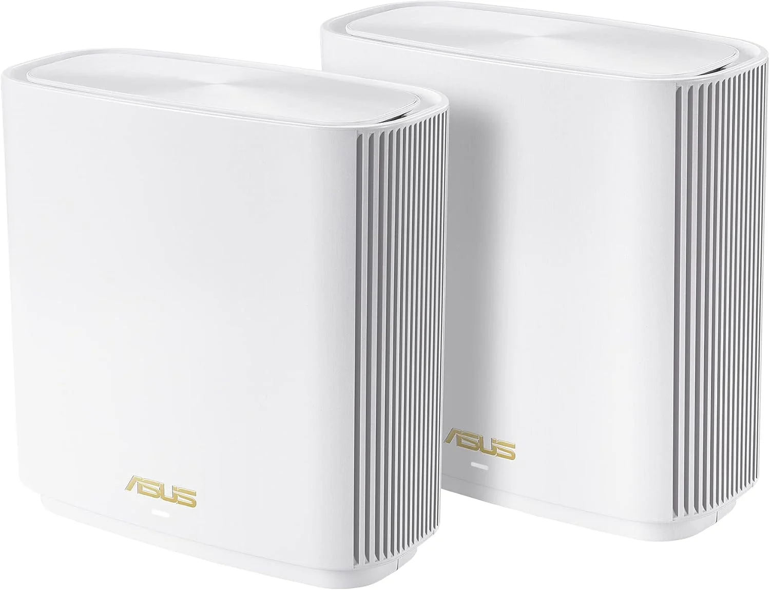 سیستم وای فای مش سه بانده ASUS ZenWiFi Whole-Home WiFi 6E (ET8 2PK)، پوشش تا 5,500 فوت مربع و 6+ اتاق، 6600 مگابیت بر ثانیه، باند 6 گیگاهرتز جدید، AiMesh، Instant Guard