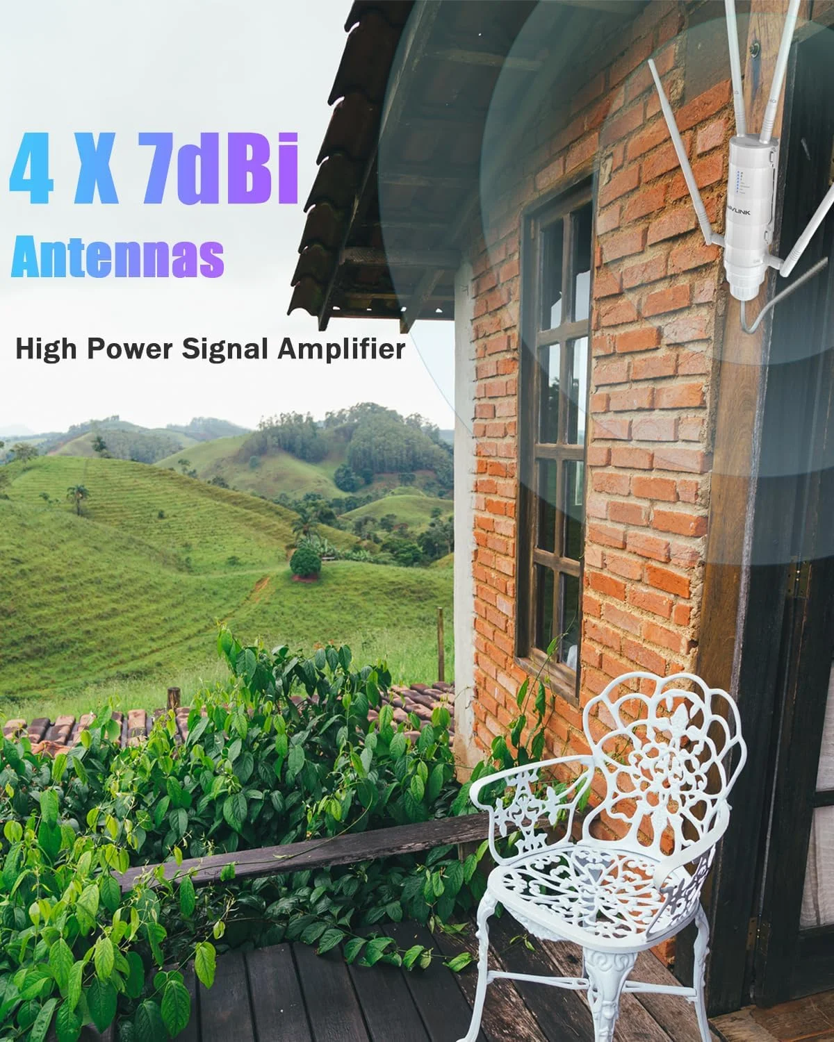 تقویت کننده برد وای فای بیرونی AC1200، اکسس پوینت بیرونی ضد آب WAVLINK با POE، تقویت کننده سیگنال وای فای دوربرد با قدرت بالا، دو باند 2.4/5 گیگاهرتز، پشتیبانی از حالت های AP/Repeater/Router وای فای.