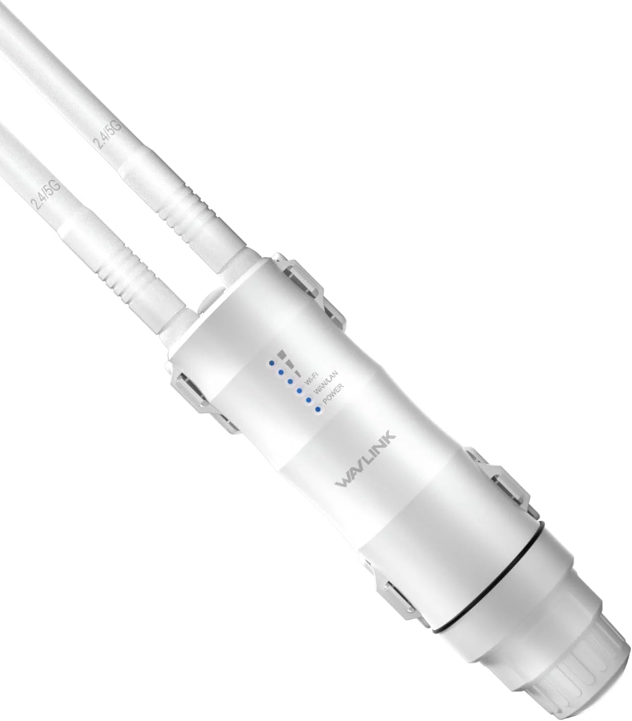 اکسس پوینت وای فای بیرونی WAVLINK، توسعه دهنده روتر وای فای، AC600 دو بانده 2.4+5G روتر/AP/توسعه دهنده برد وای فای 3 در 1 ضد آب با PoE برای حیاط، RV، کمپینگ