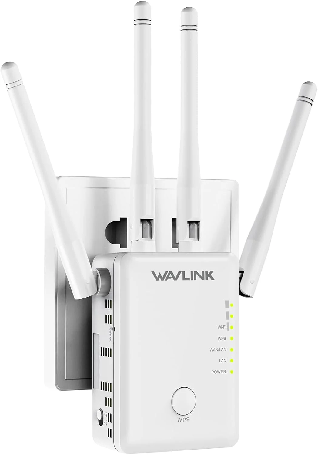 WAVLINK AC1200 توسعه دهنده/تکرار کننده/نقطه دسترسی/روتر وای فای دو بانده با پورت اترنت گیگابیتی و 4 آنتن با بهره بالا، تقویت کننده وای فای 1200 مگابیت بر ثانیه برای خانه و دفتر کار