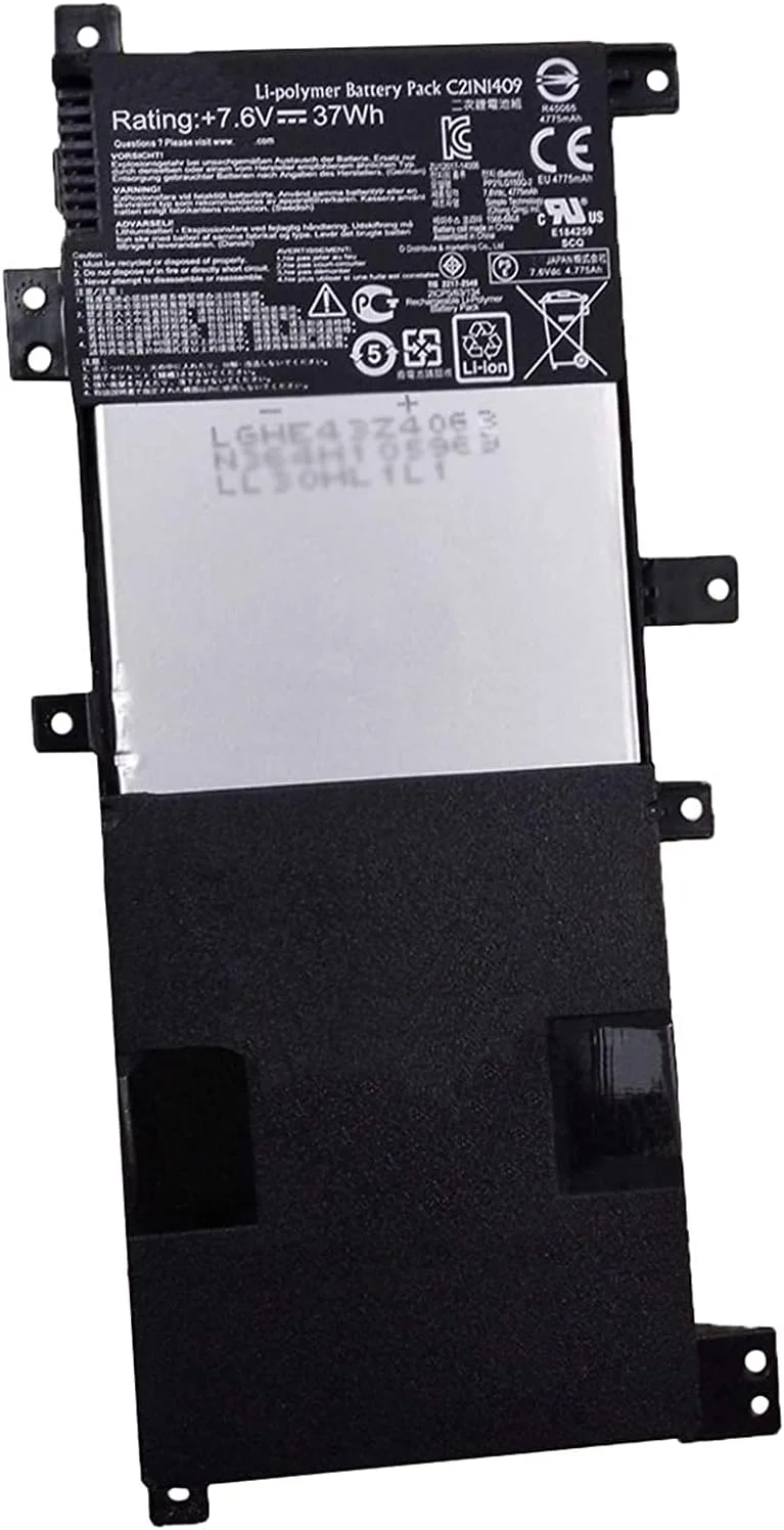 باتری لپ تاپ C21N1409 7.6V 37Wh سازگار با ASUS V455 V455L V455LB VM400C VM410L VM490 VM490L VM490LN VM490LN4510 سری تبلت باتری لپ تاپ C21N1409 7.6V 37Wh سازگار با ASUS V455 V455L V455LB VM400C VM410L VM490 VM490L VM490LN VM490LN4510 سری تبلت