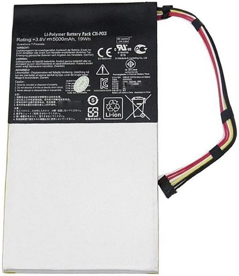 باتری لپ تاپ EBZVRAQS 3.8V 5000mAh مدل C11-P03 سازگار با تبلت ایسوس Padfone 2 (A68) باتری لپ تاپ EBZVRAQS 3.8V 5000mAh مدل C11-P03 سازگار با تبلت ایسوس Padfone 2 (A68)