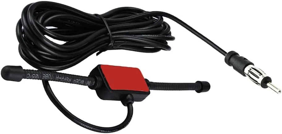 آنتن رادیو AM/FM استریو خودرو یونیورسال، آنتن پچ مخفی چسبی خودرو، آنتن رادیو کامیون و خودرو با پلاگ DIN به طول 10 فوت