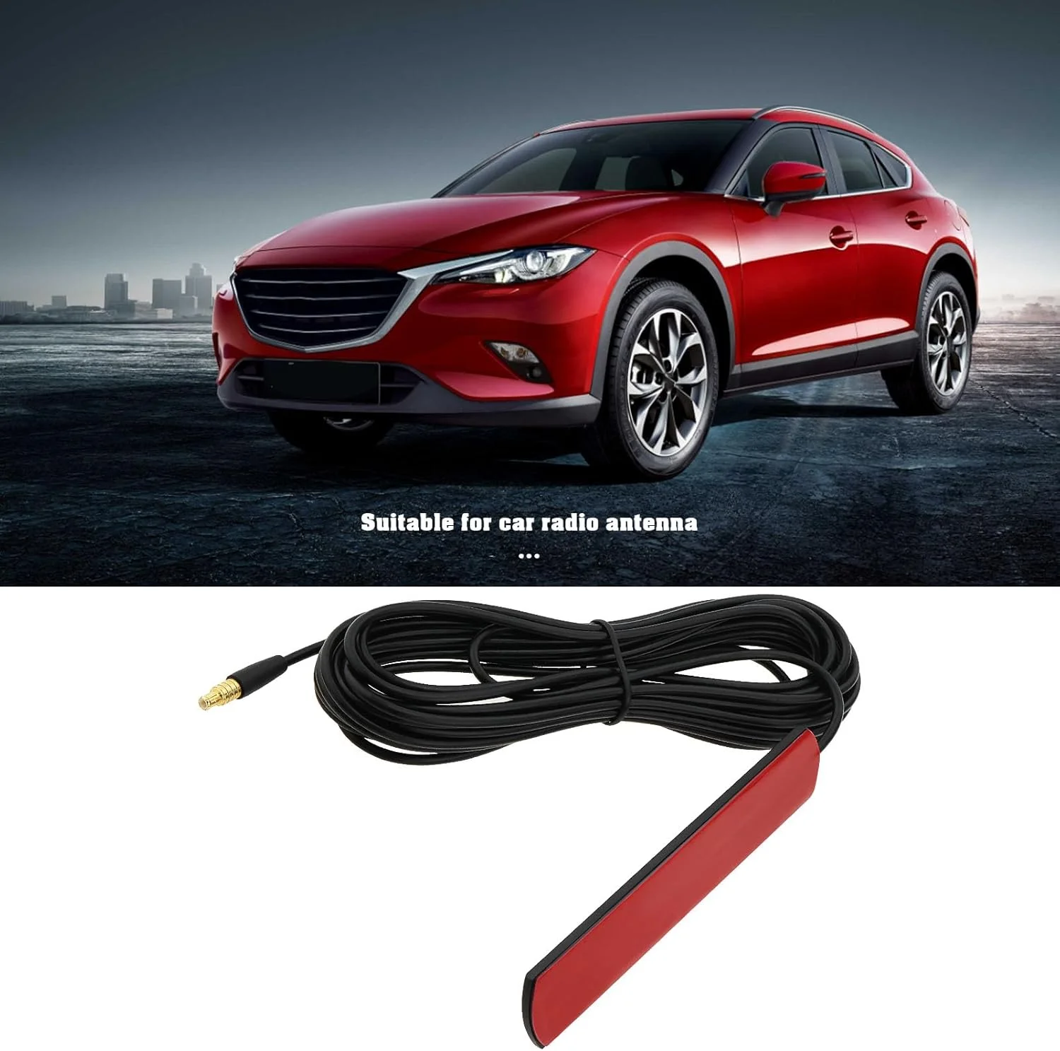 آداپتور آنتن DAB خودرو 5 متری، پچ آنتن رادیو خودرو برای رادیو DAB+، جعبه DAB اندروید، کابل اتصال خودکار DAB با پلاگ MCX (برای Dab/Dab+) آداپتور آنتن DAB خودرو 5 متری، پچ آنتن رادیو خودرو برای رادیو DAB+، جعبه DAB اندروید، کابل اتصال خودکار DAB با پلاگ MCX (برای Dab/Dab+)